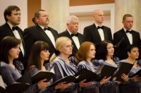 Преосвященный Стефан посетил Пасхальный концерт камерного хора Гомельской областной филармонии