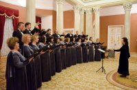 Преосвященный Стефан посетил Пасхальный концерт камерного хора Гомельской областной филармонии