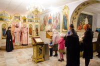  Божественная литургия в криптовом храме Свято-Петро-Павловском кафедрального собора