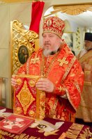  Божественная литургия в криптовом храме Свято-Петро-Павловском кафедрального собора