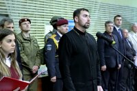 ЖЛОБИН. Священнослужитель принял участие в церемонии открытия соревнований по греко-римской борьбе ЖЛОБИН. Священнослужитель принял участие в церемонии открытия соревнований по греко-римской борьбе