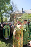 Преосвященный Стефан сослужил за Божественной литургией митрополиту Черниговскому и Новгород-Северскому Амвросию