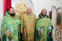 Преосвященный Стефан сослужил за Божественной литургией митрополиту Черниговскому и Новгород-Северскому Амвросию