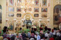 Преосвященный Стефан сослужил за Божественной литургией митрополиту Черниговскому и Новгород-Северскому Амвросию