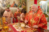 Божественная литургия в день памяти апостола и евангелиста Марка