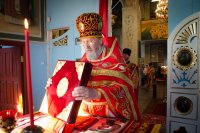 Божественная литургия в день Преполовения Пятидесятницы