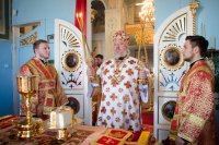 Божественная литургия в день Преполовения Пятидесятницы