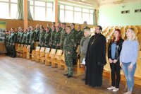 Торжественный митинг, посвященный увольнению в запас, в Гомельской пограничной группе Торжественный митинг, посвященный увольнению в запас, в Гомельской пограничной группе