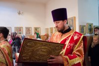 Божественная литургия в праздник иконы Божией Матери "Неупиваемая чаша"