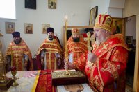 Божественная литургия в праздник иконы Божией Матери "Неупиваемая чаша"