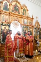 Божественная литургия в праздник иконы Божией Матери "Неупиваемая чаша"