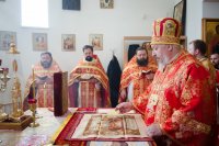 Божественная литургия в праздник иконы Божией Матери "Неупиваемая чаша"