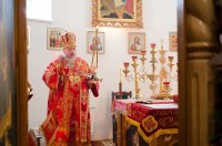 Божественная литургия в праздник иконы Божией Матери "Неупиваемая чаша"