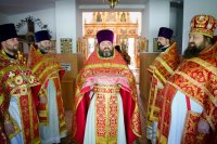 Божественная литургия в праздник иконы Божией Матери "Неупиваемая чаша"