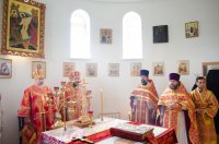 Божественная литургия в праздник иконы Божией Матери "Неупиваемая чаша"