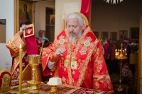 Божественная литургия в праздник иконы Божией Матери "Неупиваемая чаша"