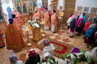 Божественная литургия в праздник иконы Божией Матери "Неупиваемая чаша"