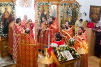 Божественная литургия в праздник иконы Божией Матери "Неупиваемая чаша"