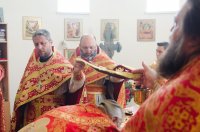 Божественная литургия в праздник иконы Божией Матери "Неупиваемая чаша"