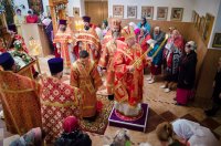 Божественная литургия в праздник иконы Божией Матери "Неупиваемая чаша"