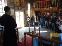 СВЕТЛОГОРСК. Божественная литургия в храме на территории лечебно-трудового профилактория №1 СВЕТЛОГОРСК. Божественная литургия в храме на территории лечебно-трудового профилактория №1