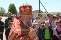 БУДА-КОШЕЛЕВО. В д. Потаповка был совершен Крестный ход с иконой свт. Николая Чудотворца