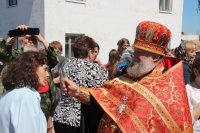 БУДА-КОШЕЛЕВО. В д. Потаповка был совершен Крестный ход с иконой свт. Николая Чудотворца