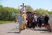 БУДА-КОШЕЛЕВО. В д. Потаповка был совершен Крестный ход с иконой свт. Николая Чудотворца