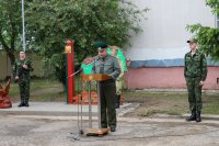 Открытие ритуальной площадки Гомельской пограничной группы