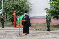 Открытие ритуальной площадки Гомельской пограничной группы