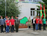 Открытие ритуальной площадки Гомельской пограничной группы