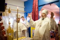 Божественная литургия в Неделю 7-ю по Пасхе, святых отцев I Вселенского Собора