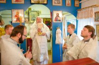 Божественная литургия в Неделю 7-ю по Пасхе, святых отцев I Вселенского Собора