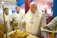 Божественная литургия в Неделю 7-ю по Пасхе, святых отцев I Вселенского Собора