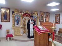 СВЕТЛОГОРСК. Встреча настоятеля храма св. Кирилла Туровского  с казаками Светлогорской полусотни