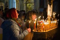 Вечернее богослужение в канун Троицкой родительской субботы
