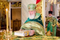 Божественная литургия в день третьего обретения главы Иоанна Предтечи Божественная литургия в день третьего обретения главы Иоанна Предтечи