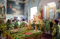 Божественная литургия в день третьего обретения главы Иоанна Предтечи Божественная литургия в день третьего обретения главы Иоанна Предтечи