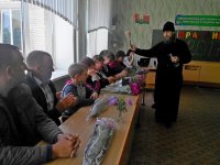 Священнослужитель встретился с учащимися и выпускниками  ГУО «Круговец-Калининский детский сад–средняя школа»