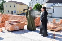 Рабочая поездка в храм Преображения Господня г. Гомеля