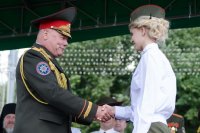 Преосвященнейший Стефан посетил торжественный выпуск офицеров-спасателей Преосвященнейший Стефан посетил торжественный выпуск офицеров-спасателей