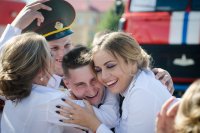 Преосвященнейший Стефан посетил торжественный выпуск офицеров-спасателей Преосвященнейший Стефан посетил торжественный выпуск офицеров-спасателей