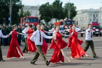 Преосвященнейший Стефан посетил торжественный выпуск офицеров-спасателей Преосвященнейший Стефан посетил торжественный выпуск офицеров-спасателей