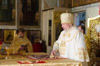 Божественная литургия в Свято-Петро-Павловском кафедральном соборе г.Гомеля