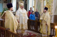 Божественная литургия в Свято-Петро-Павловском кафедральном соборе г.Гомеля