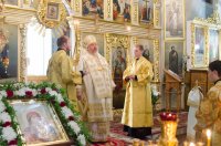 Божественная литургия в Свято-Петро-Павловском кафедральном соборе г.Гомеля