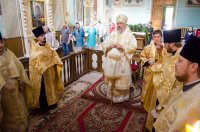 Божественная литургия в Свято-Петро-Павловском кафедральном соборе г.Гомеля