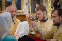 Божественная литургия в Свято-Петро-Павловском кафедральном соборе г.Гомеля