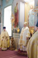 Божественная литургия в Свято-Петро-Павловском кафедральном соборе г.Гомеля