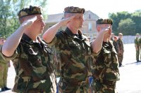 Новобранцы войсковой части 5525 приняли Военную присягу